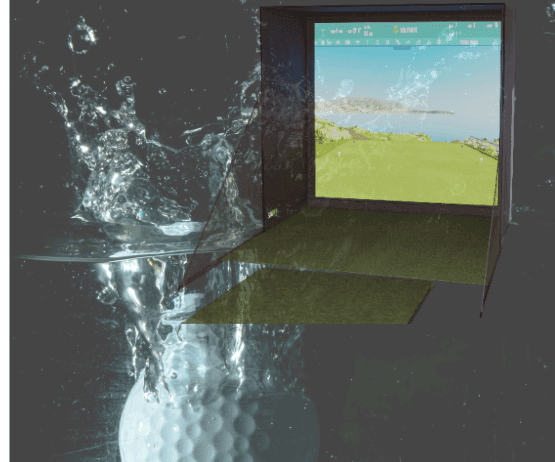 Representative image for Garmin Approach R10 golf simulator equipment